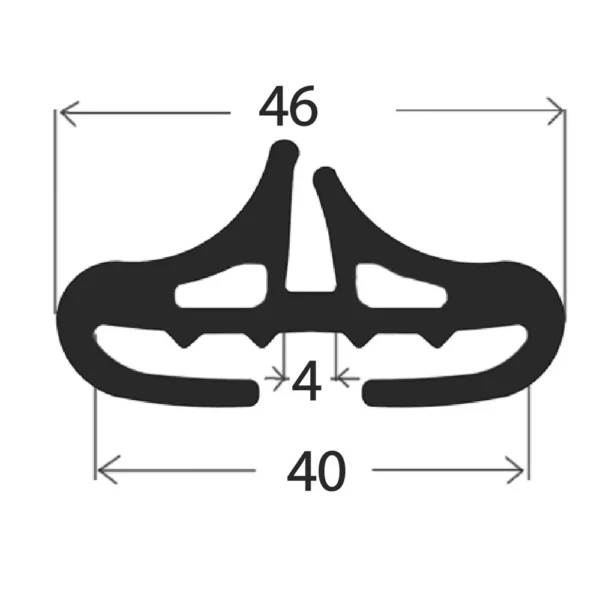Cold Room Flip-Flap Door Porthole Gasket, Cold Room Flip-Flap Door Porthole Rubber, BOB-P502, flip-flap door inspection window gasket, cold storage door rubber, EPDM porthole gasket, Bob Modüler, BOB-3060 compatible, flip-flap door accessory, cold room porthole rubber