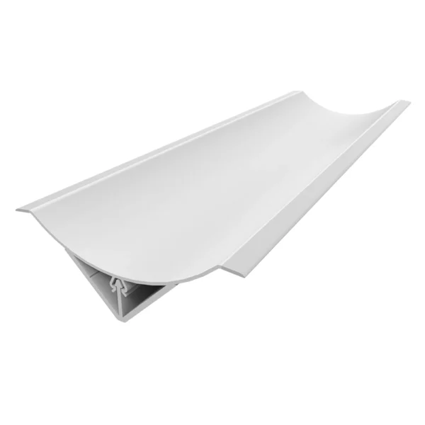 cold room hygienic corner pvc profile, cold storage facilities, bob modüler, bob-0100, cold room corner profile, pvc corner profile 100 mm, cold storage hygiene, anti-bacterial pvc profile, industrial cold room equipment, modular cold room profile