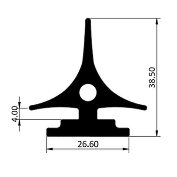 cold room door rubber, flip flap door rubber, BOB-K38, cold storage door rubber, freezer door rubber, EPDM door rubber, Bob Modüler, flip flap service door rubber, cold room door seal, BOB-12891 compatible rubber