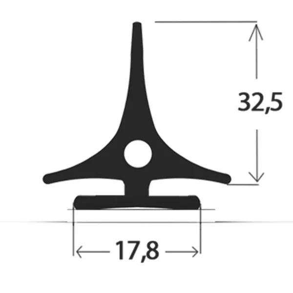 Cold Room Flip-Flap Door Rubber, Cold Room Flip-Flap Door Gasket, BOB-P673, flip-flap door rubber, cold storage door rubber, EPDM door rubber, Bob Modüler, BOB-FFAP-03 compatible, BOB-FFAP-04 compatible, cold room door sealing