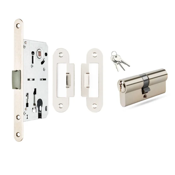 cold room door lock set, complete locking mechanism set, door lock supplied as a set, Bob Modüler lock set, cold room service door lock, cold room office door lock, industrial door lock system, BOB-SKAP-08, cold storage locking solution, professional door lock set