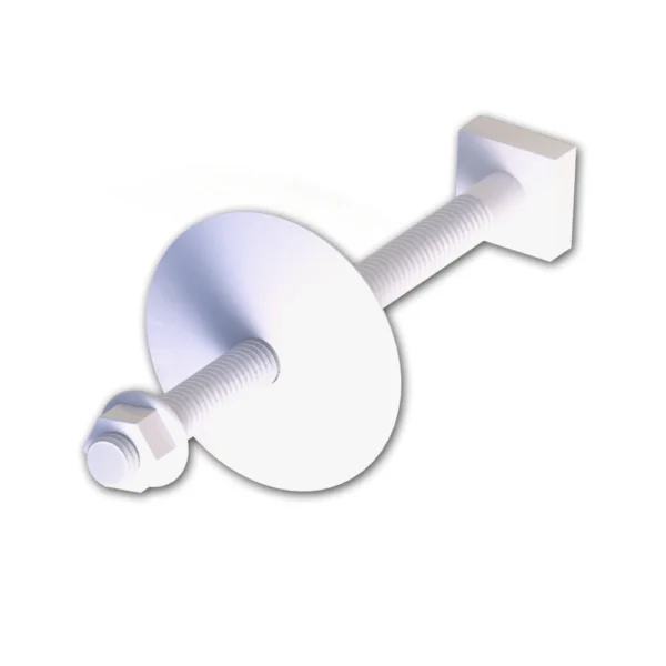 Cold Room Door Plastic Screw, Nylon Tension-Rod, cold room door frame connection, cold storage door components, plastic screw, plastic nut washer, Bob Modüler, sliding cold room door, aluminum rail fastening, BOB-PBV022