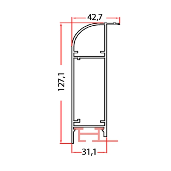 alüminyum kanat profili, bob-7006m, soğuk oda kapı kanadı, negatif soğuk oda kapısı, donuk oda kapı kanadı, 120 mm hazır panel, eloksallı alüminyum profil, bob modüler, pvc çıta bob-038, soğuk hava deposu kapısı
